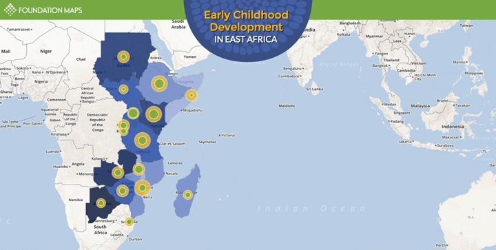 Foundation Maps for Early Childhood Development in East Africa