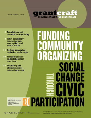 Funding Community Organizing