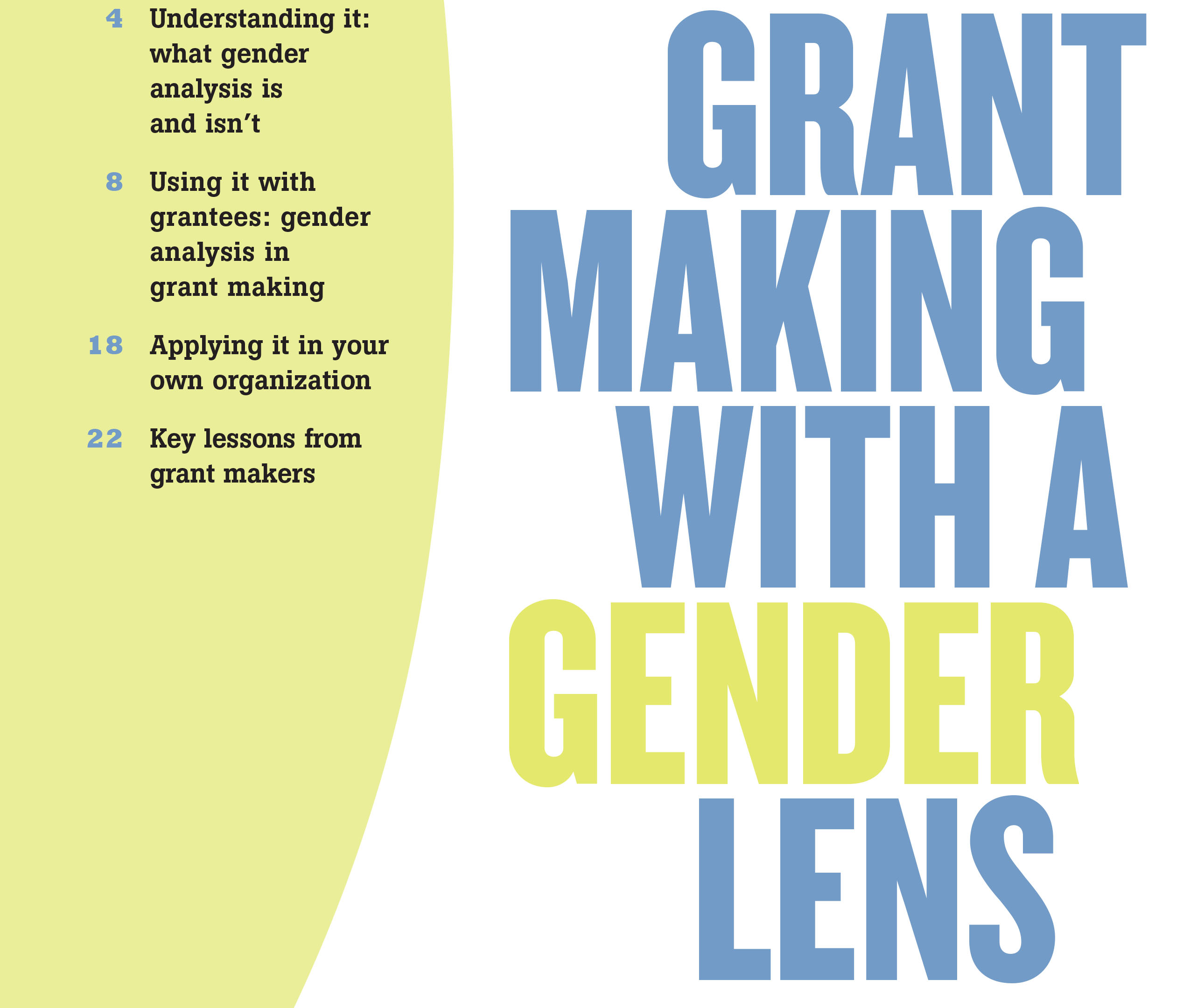 Grantmaking with a Gender Lens
