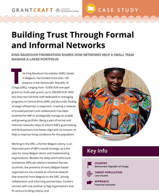 Building Trust Through Formal and Informal Networks