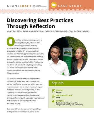 Discovering Best Practices Through Reflection
