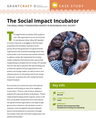 The Social Impact Incubator