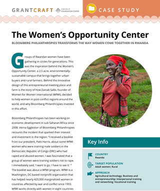 The Women’s Opportunity Center