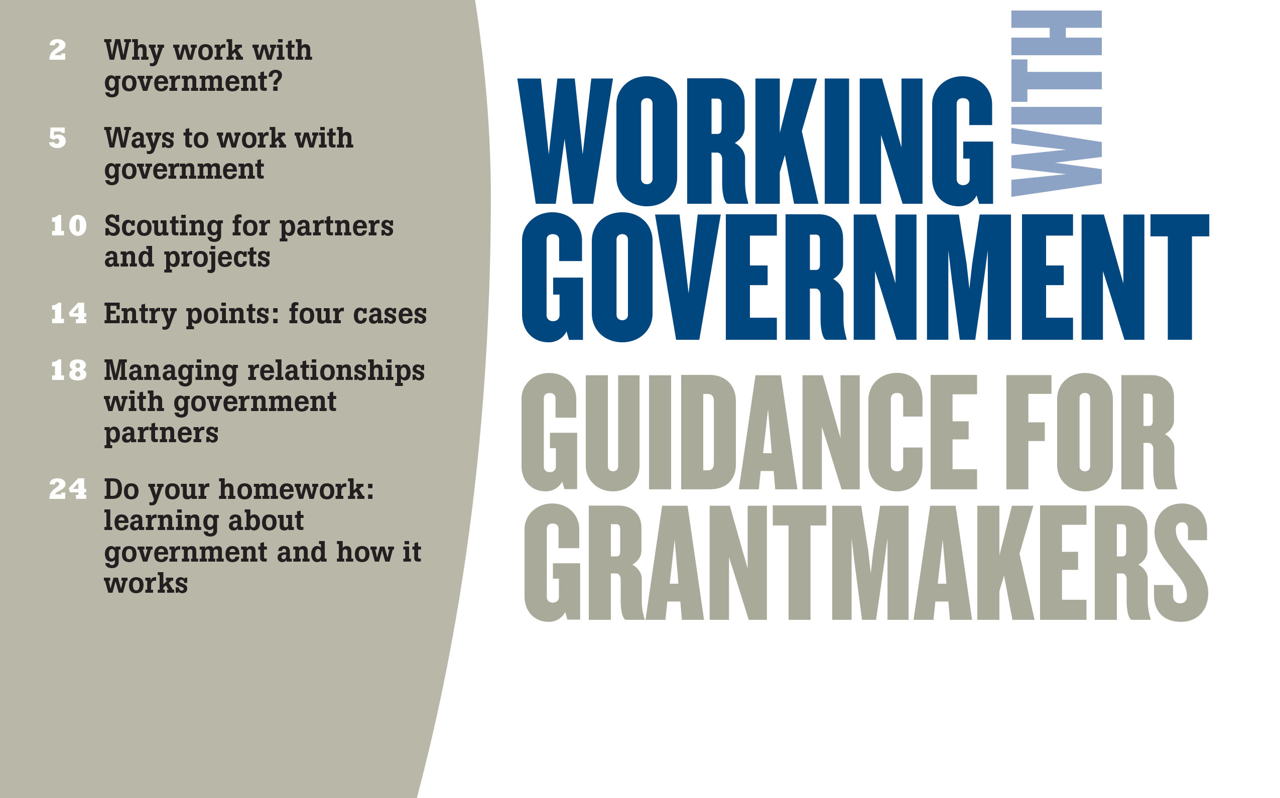 Working with Government